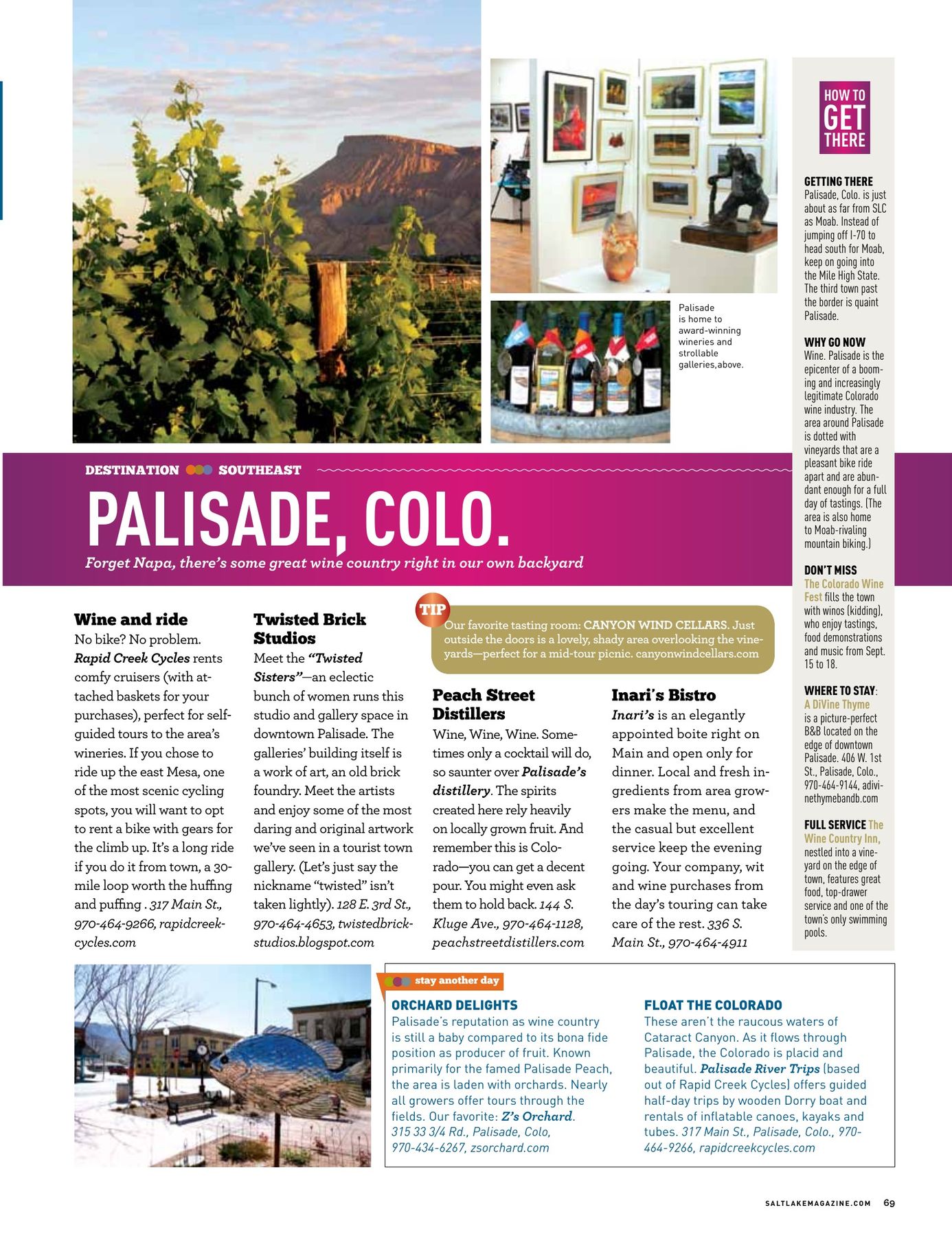3-Day Getaway: Palisade, Colorado