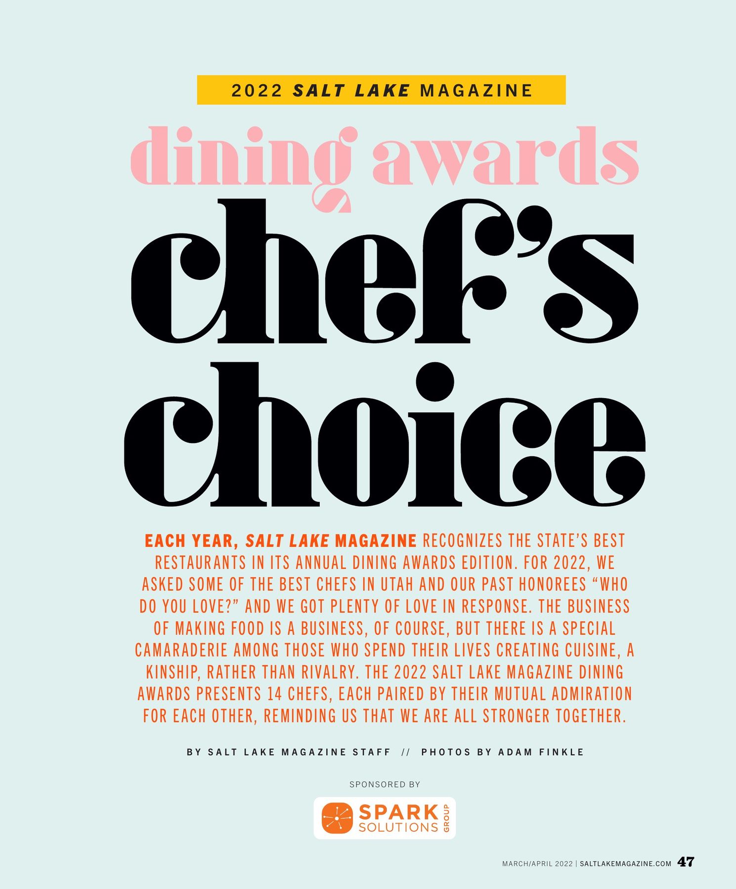 Editor’s Note: Chef’s Choice