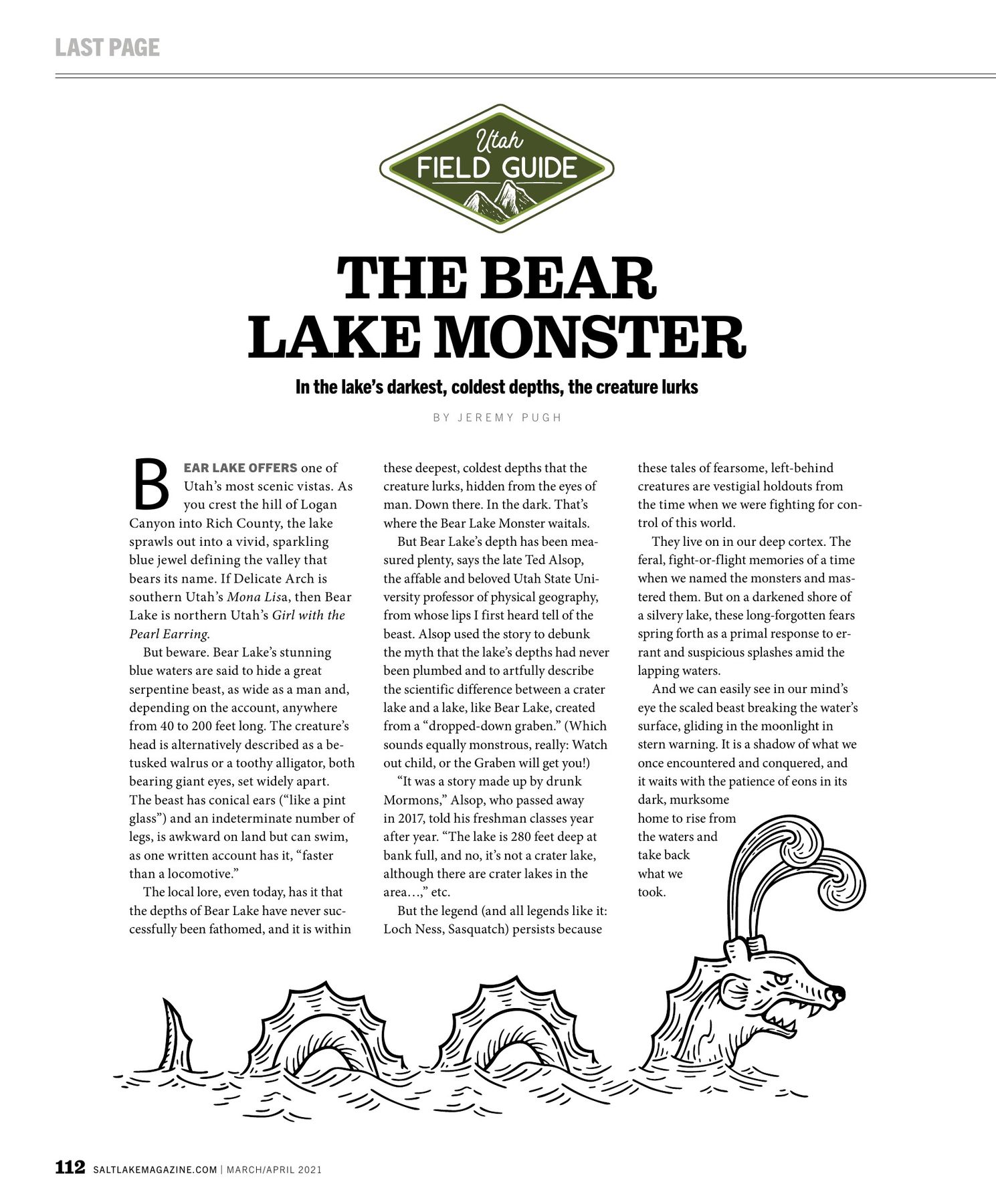 The Bear Lake Monster