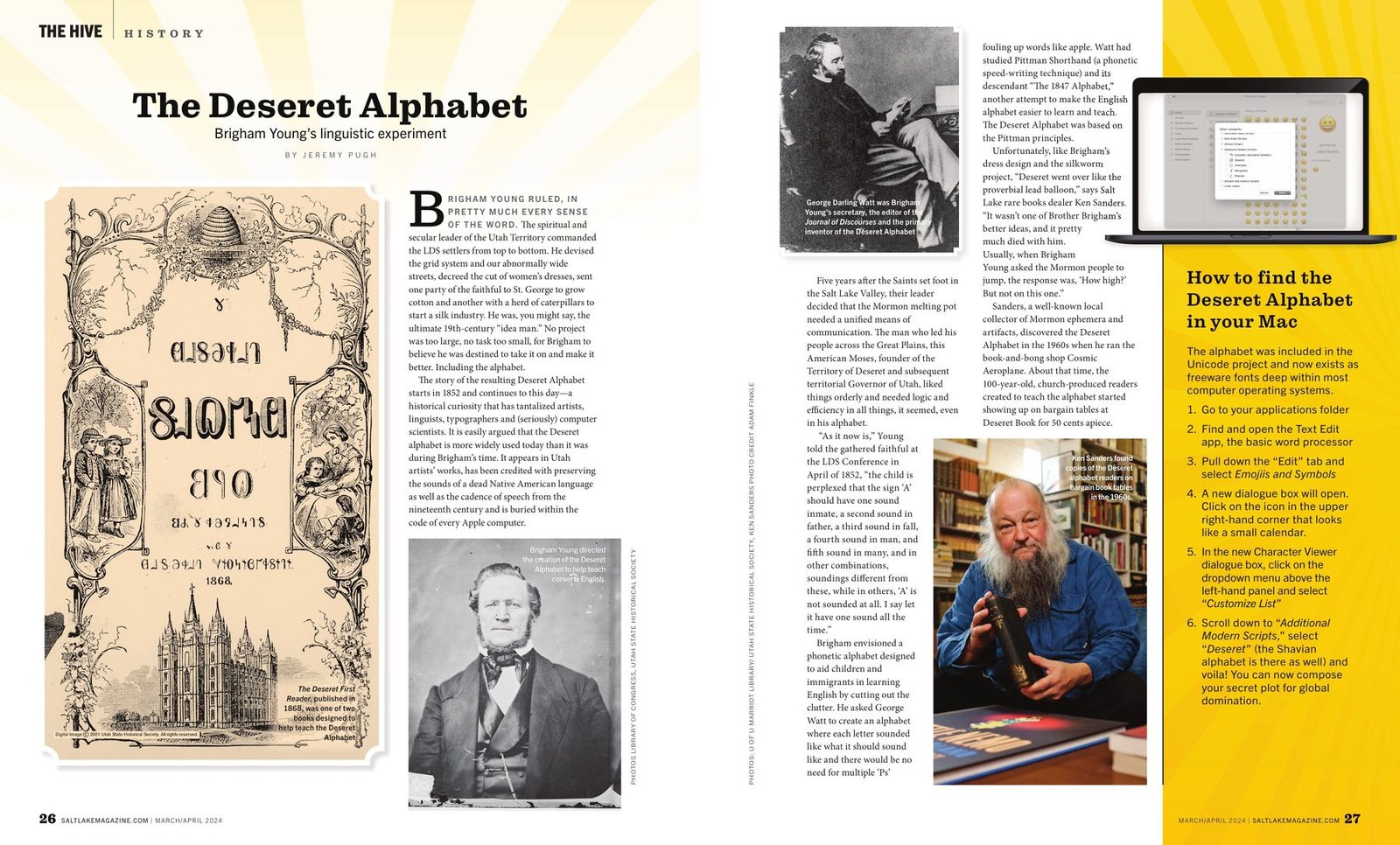 The Deseret Alphabet: Brigham Young’s Linguistic Experiment