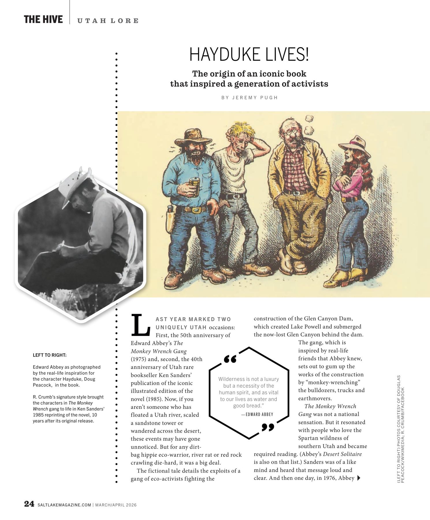 The Origins Monkey Wrench Gang: A Book that Inspired a Generation of Activists in Utah