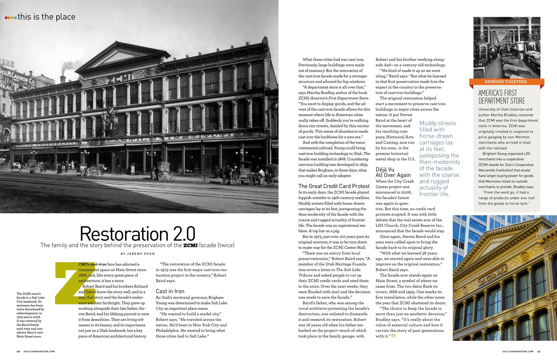 This Is the Place: ZCMI’s Cast-Iron Facade