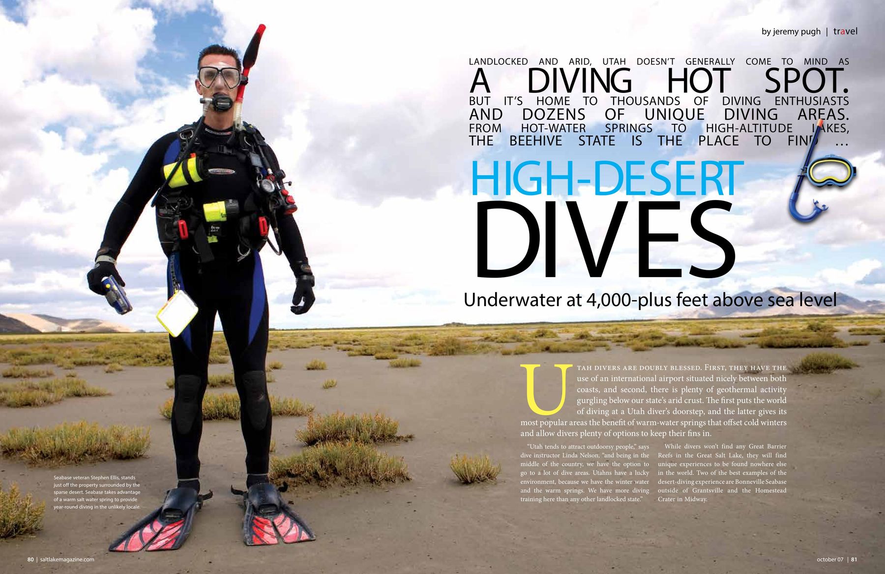 Travel: Scuba Diving in Utah’s Hot Springs
